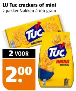 Poiesz LU Tuc crackers of mini aanbieding
