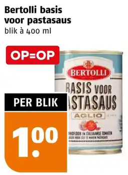 Poiesz Bertolli basis voor pastasaus aanbieding