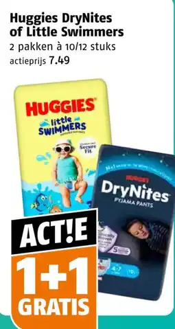 Poiesz Huggies DryNites of Little Swimmers aanbieding