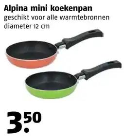 Poiesz Alpina mini koekenpan aanbieding