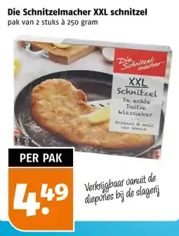 Poiesz Die Schnitzelmacher XXL schnitzel aanbieding