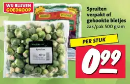 Nettorama Spruiten of gekookte bietjes aanbieding