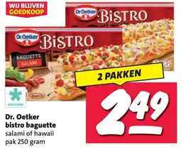 Nettorama Dr. Oetker bistro baguette aanbieding