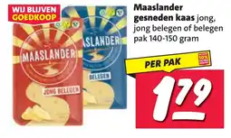Nettorama Maaslander gesneden kaas aanbieding