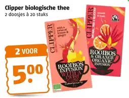 Poiesz Clipper biologische thee aanbieding
