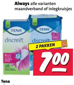 Nettorama Tena discreet aanbieding