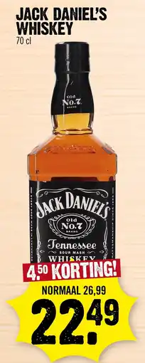 Super Dirck 3 jack daniel's whiskey aanbieding