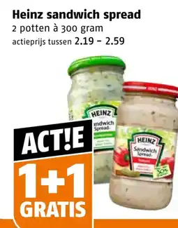 Poiesz Heinz sandwich spread aanbieding