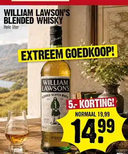 Super Dirck 3 William lawson's blended whisky aanbieding