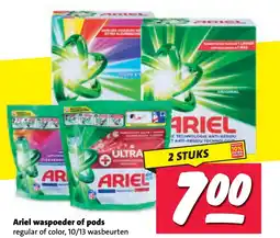 Nettorama Ariel waspoeder of pods aanbieding