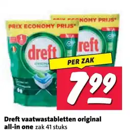 Nettorama Dreft vaatwastabletten original aanbieding