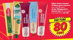 Nettorama Kühne Franse mosterd of Marne grove mosterd of Van Wijngaarden's Zaanse saus aanbieding