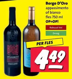 Nettorama Borgo D'Oro appassimento of bianco aanbieding