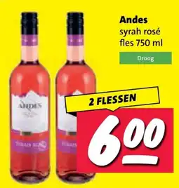 Nettorama Andes syrah rosé aanbieding