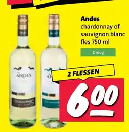 Nettorama Andes chardonnay of sauvignon blanc aanbieding