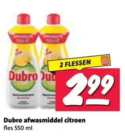 Nettorama Dubro afwasmiddel citroen aanbieding