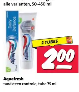 Nettorama Aquafresh tandsteen controle aanbieding