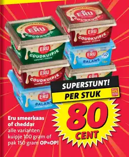 Nettorama Eru smeerkaas of cheddar aanbieding