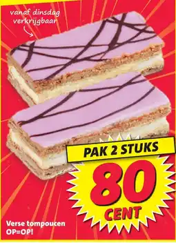Nettorama Verse tompoucen aanbieding