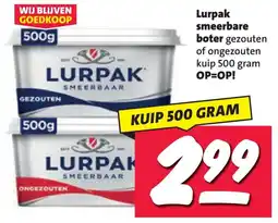 Nettorama Lurpak smeerbare boter aanbieding