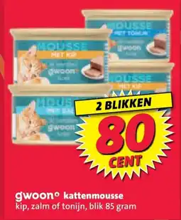 Nettorama gwoon® kattenmousse aanbieding