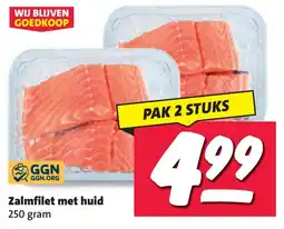 Nettorama Zalmfilet met huid aanbieding
