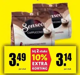 Nettorama Sensee Cappuccino aanbieding