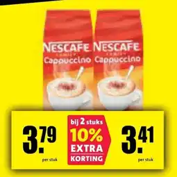 Nettorama Nescafe Cappuccino aanbieding