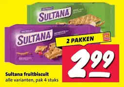 Nettorama Sultana fruitbiscuit aanbieding