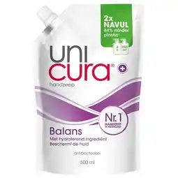 Trekpleister Unicura Balans Handzeep Navulling aanbieding