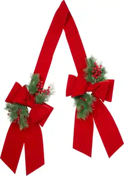 Intratuin Intratuin deurhanger strik rood 77 x 174 cm aanbieding