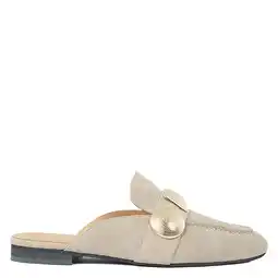 Wehkamp Babouche G-Lara-2 suède leren muiltjes beige aanbieding
