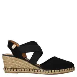 Wehkamp Verbenas Mila suède leren espadrilles zwart aanbieding