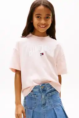 Wehkamp Tommy Hilfiger T-shirt zalm aanbieding