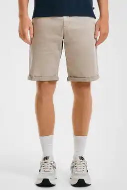 Wehkamp QS regular bermuda short lichtgrijs aanbieding