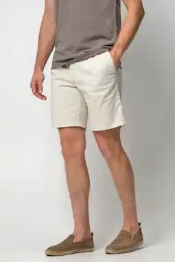 Wehkamp Profuomo relaxed chino short ecru aanbieding