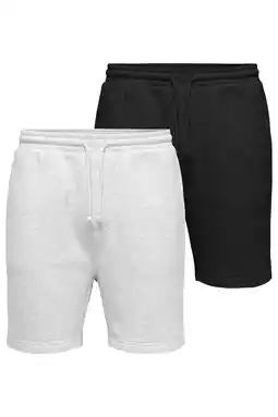 Wehkamp ONLY & SONS ONSCHASE regular sweatshort multi - (set van2) aanbieding