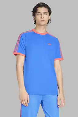 Wehkamp adidas Originals Cali T-shirt blauw/oranje aanbieding