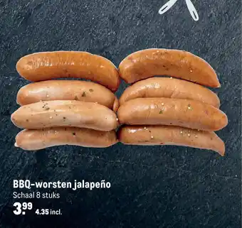 Makro BBQ-worsten jalapeño aanbieding