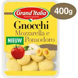 Jumbo Grand'Italia Gnocchi Mozzarella e Pomodoro 400 g aanbieding