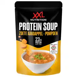 Jumbo XXL Nutrition Protein Soup Zoete aardappel - Pompoen 570g aanbieding