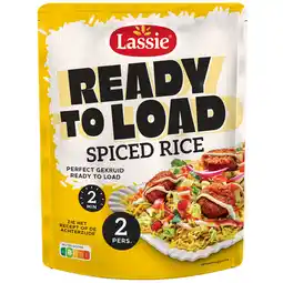 Jumbo Lassie Ready to Load Rijst Spiced 250g aanbieding