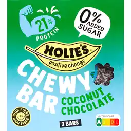 Jumbo Holie's Chewy Bar Coconut Chocolate 105g aanbieding