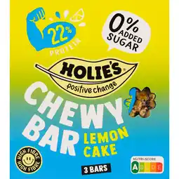 Jumbo Holie's Chewy Bar Lemon Cake 35g aanbieding