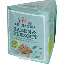 Jumbo Leksands Knäckebröd Zaden en Zeezout 200g aanbieding
