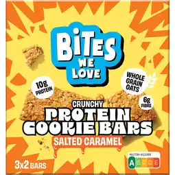 Jumbo Biteswelove Crunchy Protein Cookie Bars Salted Caramel 120g aanbieding