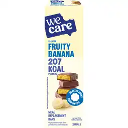 Jumbo WeCare Meal Replacement Bars Fruity Banana 2 bars 116 g aanbieding