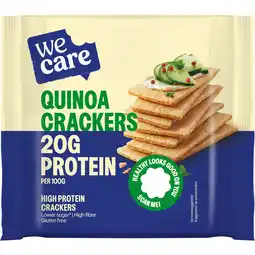 Jumbo WeCare High Protein Quinoa Crackers 100 g aanbieding