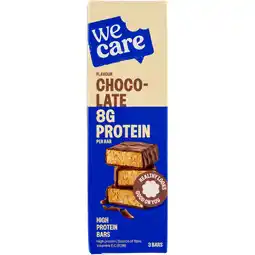 Jumbo WeCare Flavour Chocolate High Protein Bars 3 x 27 g aanbieding