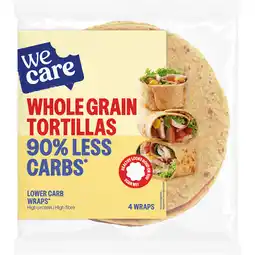 Jumbo WeCare Tortilla's Whole Grain 160 g aanbieding
